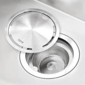 리본제이 무디타 304 스텐 탈수기호환 배수구망 & 커버 세트 / 싱크대덮개 싱크대거름망