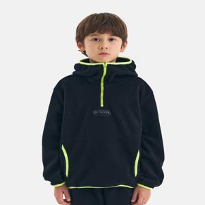 [정가 65000원]폴라플리스 반집업 후드티 (블랙) OD254IHD10_BLK