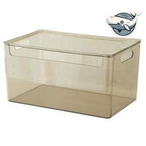 투명 수납 리빙박스 대형 정리함 다용도 수납함 팬트리정리함 옷수납정리함 옷장정리