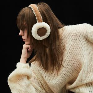 [리퍼브][정상가 85,000원] KM156 핸드메이드 램 시어링 귀마개 천연가죽ver.