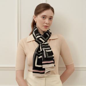 [25FW 최초가 89,000원]씨티엘 울실크 롱 스카프 SE549T308