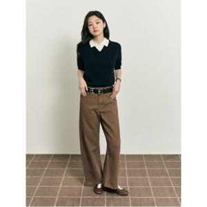 [25FW]페이크 레이어드 풀오버  네이비 (BF5Y51C04R)