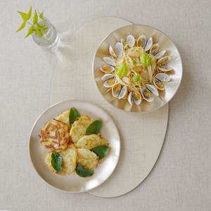 [CJ단독/보자기포장] 방짜유기 샐러드볼 3호+원형플레이트 21 SET