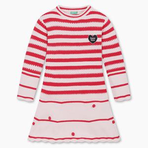 [본사] 폼폼 스트라이프 니트원피스_QAOP21461PK