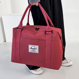 [1+1] 튼튼한 옥스포드 보스턴백 캐리어결합 여행가방