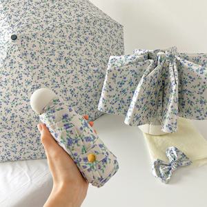 [1+1] 한손 쏙! 플로라 잔꽃 초경량우산 양산겸용(+전용파우치) 컬러4종