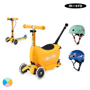 미니 투고 디럭스 플러스 LED+푸쉬바+아시안핏 헬멧 세트