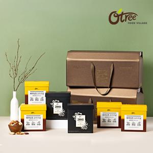 [NEW][비건] 오트리 비건 견과 선물세트 2호 (고메20입+바오40입) / 손잡이형