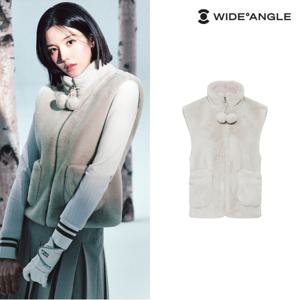 공식 신상 여성 CO 페이크 퍼 골프 베스트 L_WWW25671SH