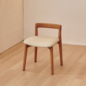 [런칭혜택가] 로사 PU 원목 식탁 보조 의자 스툴 DF927580