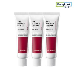 더 마데카크림 50ml 3개 기미완화 안티에이징 보습 피부탄력 더마케어 미백 주름개선 병풀 TECA