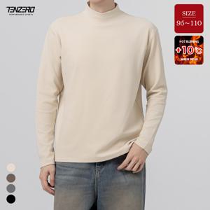 남성 겨울 포근한 웜업 반목폴라 니트티셔츠 95-110 긴팔티 이너티 TZ25_KT307