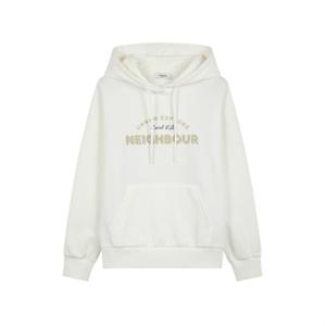 여성 더블니트 그래픽 후드 티셔츠 PHG1TH2010