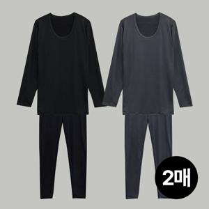 남성 초극세사 기모 내복 상하세트2매
