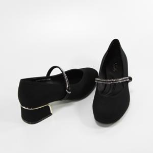 [소다]여성 보석 스트랩 메리제인 펌프스 ALS414 TA10_BS 흑색4cm
