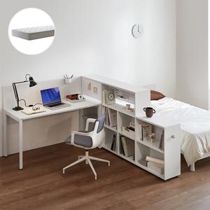 멘디 풀패키지A(1400책상,2000파티션책장,침대,매트리스)