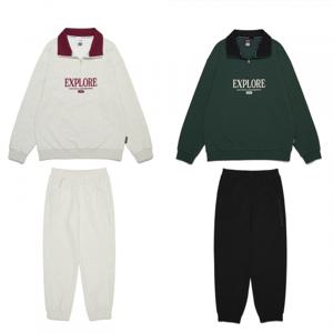 [내셔널지오그래픽키즈] K253USW030UPT010 반집업 맨투맨 트레이닝 세트