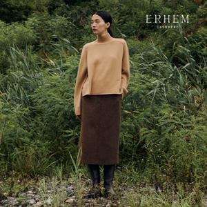 25FW 캐시미어100 로우게이지 하이넥 루즈핏 풀오버 1종