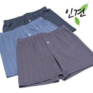 COOL 인견 남성 트렁크 사각팬티 3매세트