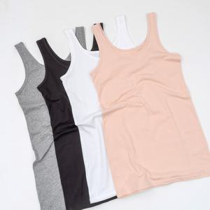 국산 여성 면스판 이너 롱 기본나시런닝 4컬러 택1