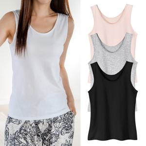 국산 여성 면스판 이너 기본 나시런닝 4컬러 택1