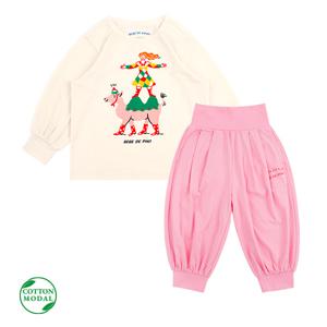 베이비 카멜 라운지웨어 세트_BU61UL105