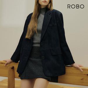 로보 24FW 이태리 스웨이드 테일러드 자켓