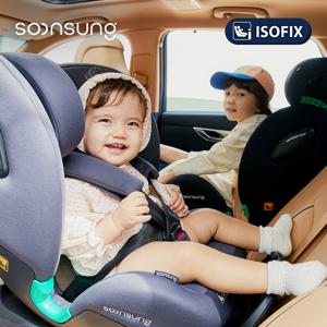 순성 우노 올인원 아이사이즈 회전형 카시트 (ISOFIX) 색상선택 / 선쉐이드+보호매트+킥매트+목베개
