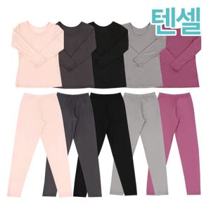 부드러운 텐셀 9부 여성내의 상하의세트[OLG9507ap]90-100