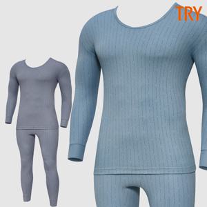 국산 남자순면내복 겨울 양면 은나노 60수 할아버지 보온내의 세트