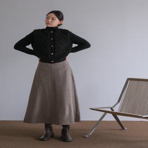 양털 믹스 다운 점퍼