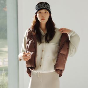 정가399000 덕다운 후드 조끼 패딩 BLVJX2782