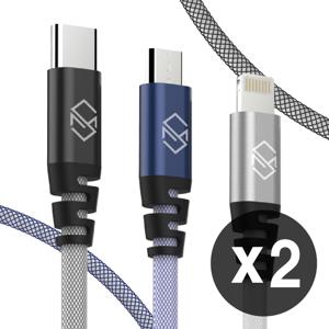 1+1  펜스 케이블 갤럭시 C타입 5핀 아이폰 8핀 핸드폰 고속충전 충전기 0.5m/1m/2m/3m