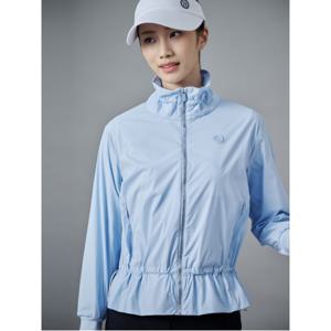 [24FW]여성 가을 홑겹 블루종 바람막이 점퍼  스카이 블루