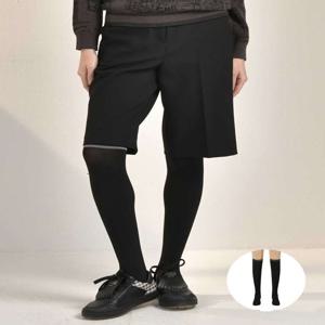 골프 여성 [[24FW]] DNSS4F705BK [가격인하][PREMIUM] 블랙 『Anti-UV』 방한 올인원 스타킹