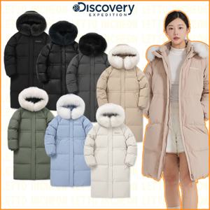 디스커버리[택가:570,000원]24FW 이월 여성 켈리 구스다운 롱패딩 DWDJ9A046-ICDJ