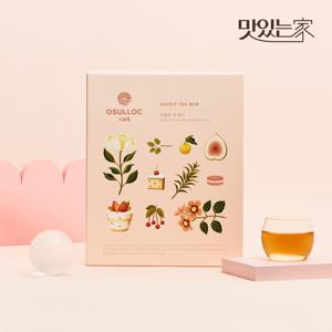 오설록 러블리 티 박스 4종x3입 (총12입) 선물세트 / 피라미드 티백