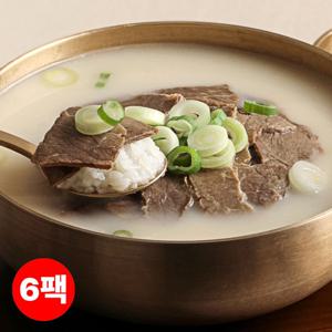 [소노정] 무첨가물 국내산 한우 고기곰탕 500g x 6팩, 특허 설렁탕 한우설렁탕