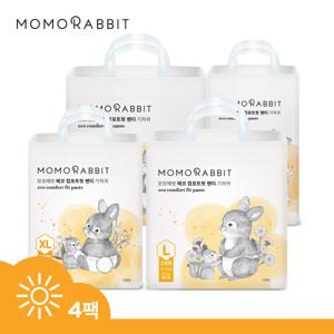 낮기저귀 에코컴포트핏 팬티 기저귀 4팩