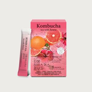 꽃을담다 자몽히비스커스 플라워콤부차 15스틱
