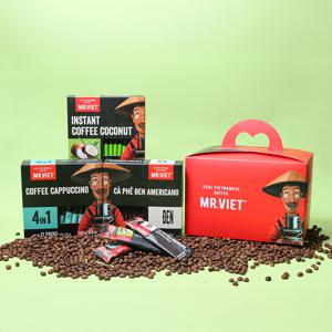 미스터비엣 베트남 인스턴트 커피 3종 세트 (코코넛 2개+아메리카노 2개+카푸치노 1개)