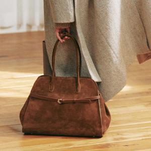 [정상가 348,000원] 5Colors_카우레더 클래식 버클 리비 토트백 I B03