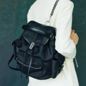 2Colors_나일론 시그니처 버클 2in1 토트&백팩  l B12