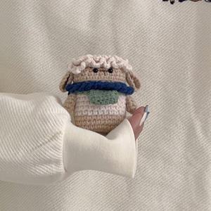 아기 양 인형 뜨개질 퍼 에어팟 1 2 3 세대 에어팟프로 케이스