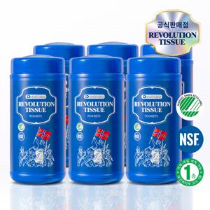 데일리 아이디어 혁명티슈 70매 x 6통 멀티클리너 세정티슈