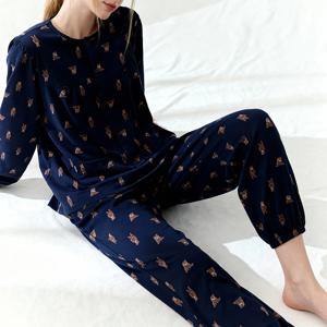 BBWNB922 여자 매끈 피치기모 잠옷 실내복 세트