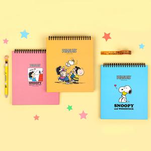 피너츠 스누피 그리드 상철노트 (3 option)