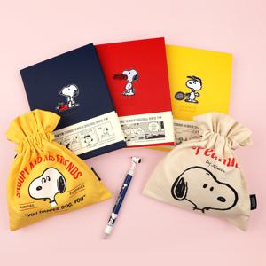 피너츠 스누피 카툰다이어리 세트 한정판 (2 option)