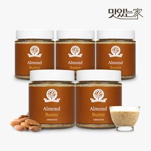 영국산 무첨가 아몬드 버터 스프레드 스무스 170g x 5병 저당 잼 시럽