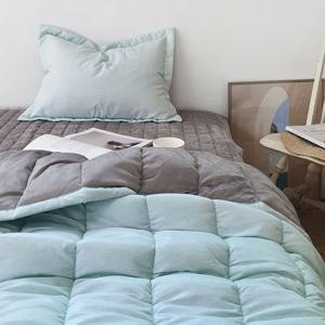 데이즈 단면 극세사 차렵이불+패드+베개커버 패드세트 SS슈퍼싱글